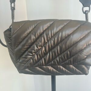 THINK ROYLYN Quilted Neutral Shoulder Bag
